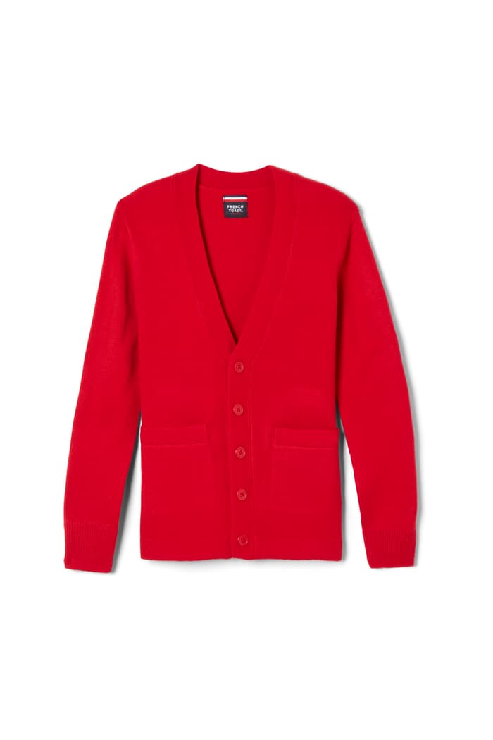 French Toast V-Neck Cardigan (UNISEX FIT)
