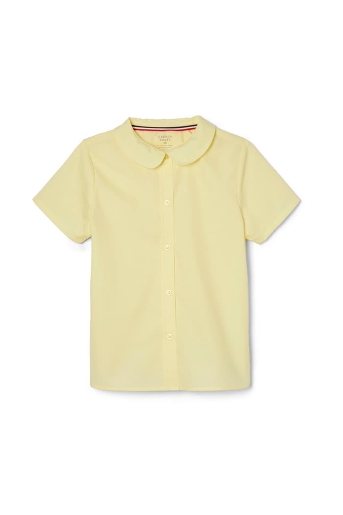 French Toast - Short Sleeve Peter Pan Collar (Sizes 4 to 20)