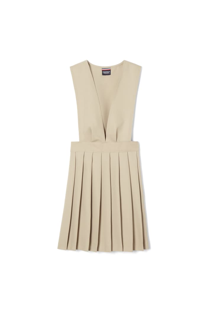 French Toast -  V-Neck Pleated Jumper (Sizes 4 to 20)
