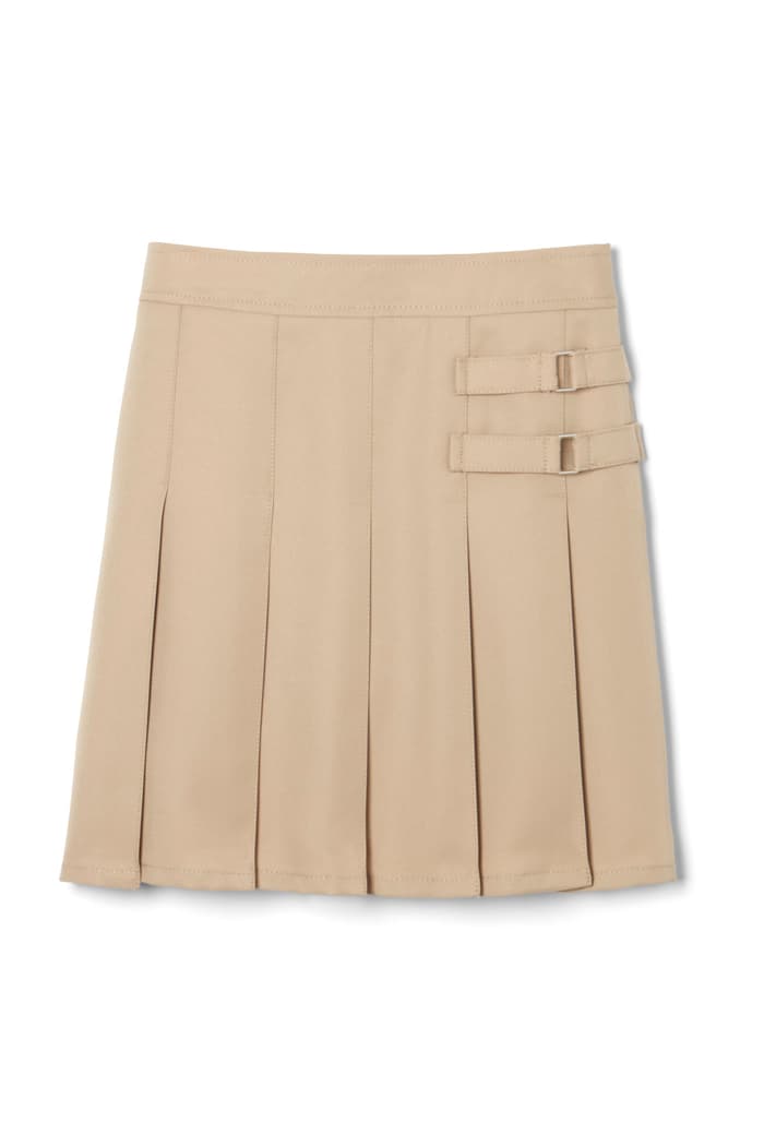 French Toast - Pleated Adjustable Waist Skort Plus Sizes