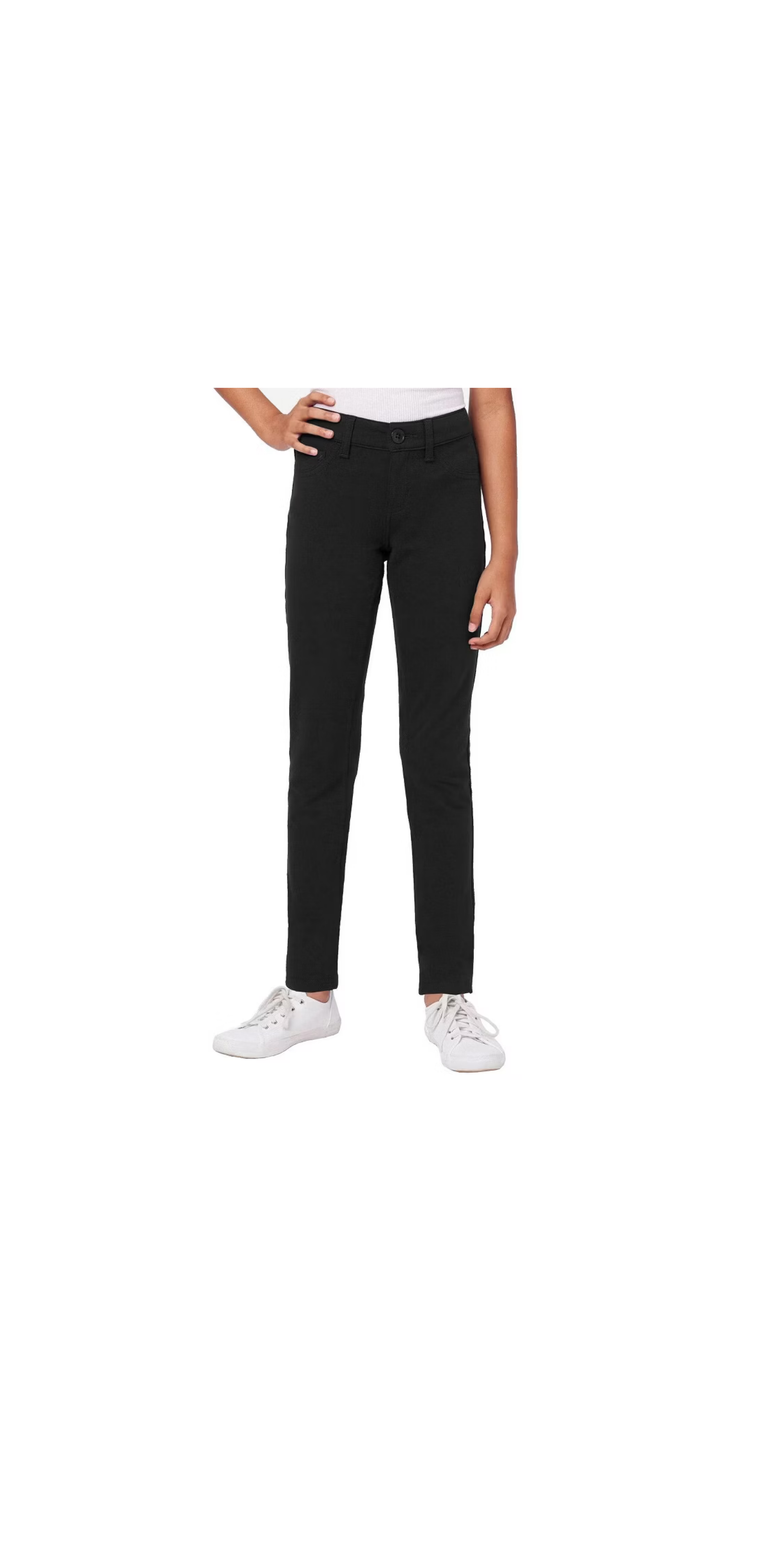 Galaxy Girls School Uniform Stretch Skinny-Fit Pants (Sizes 4–16)