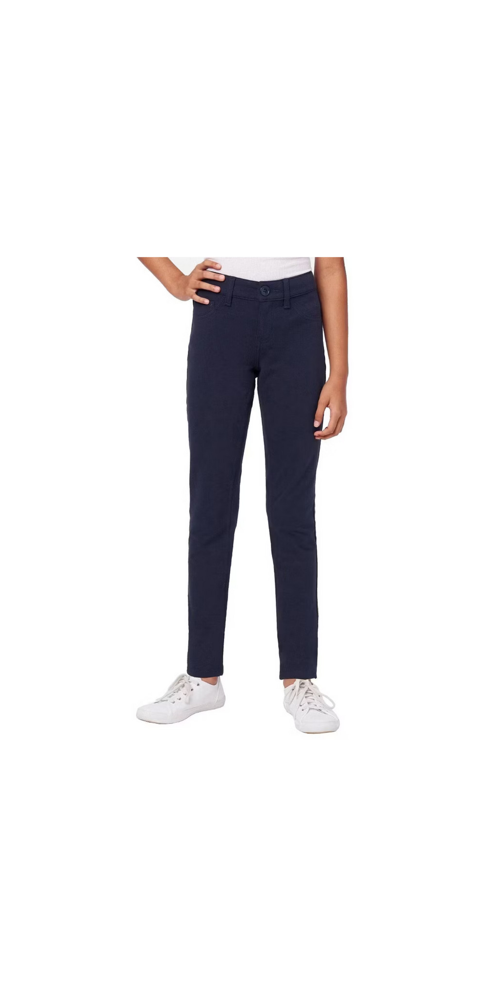 Galaxy Girls School Uniform Stretch Skinny-Fit Pants (Sizes 4–16)