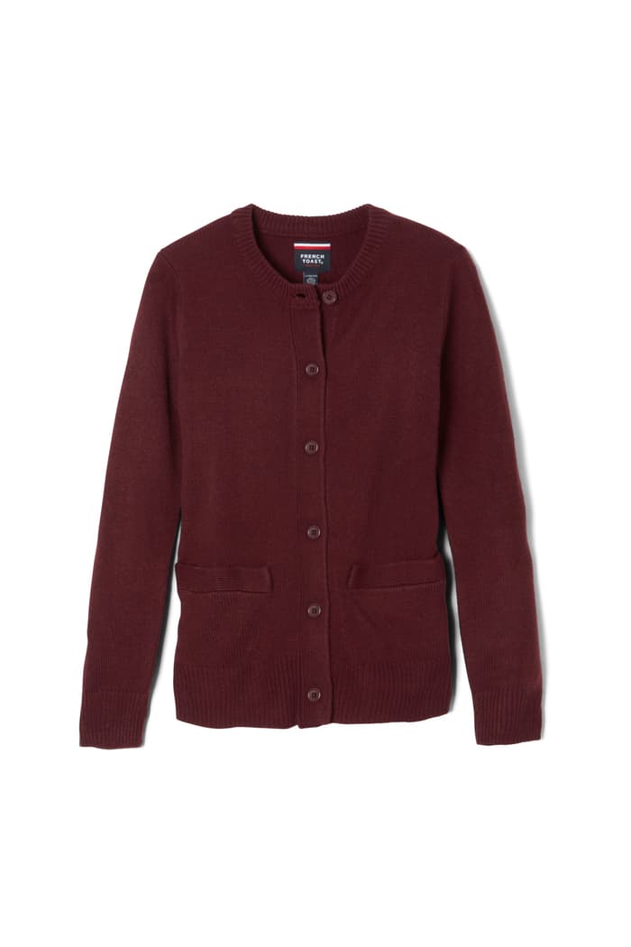 French Toast - Crewneck Cardigan (Feminine Fit)