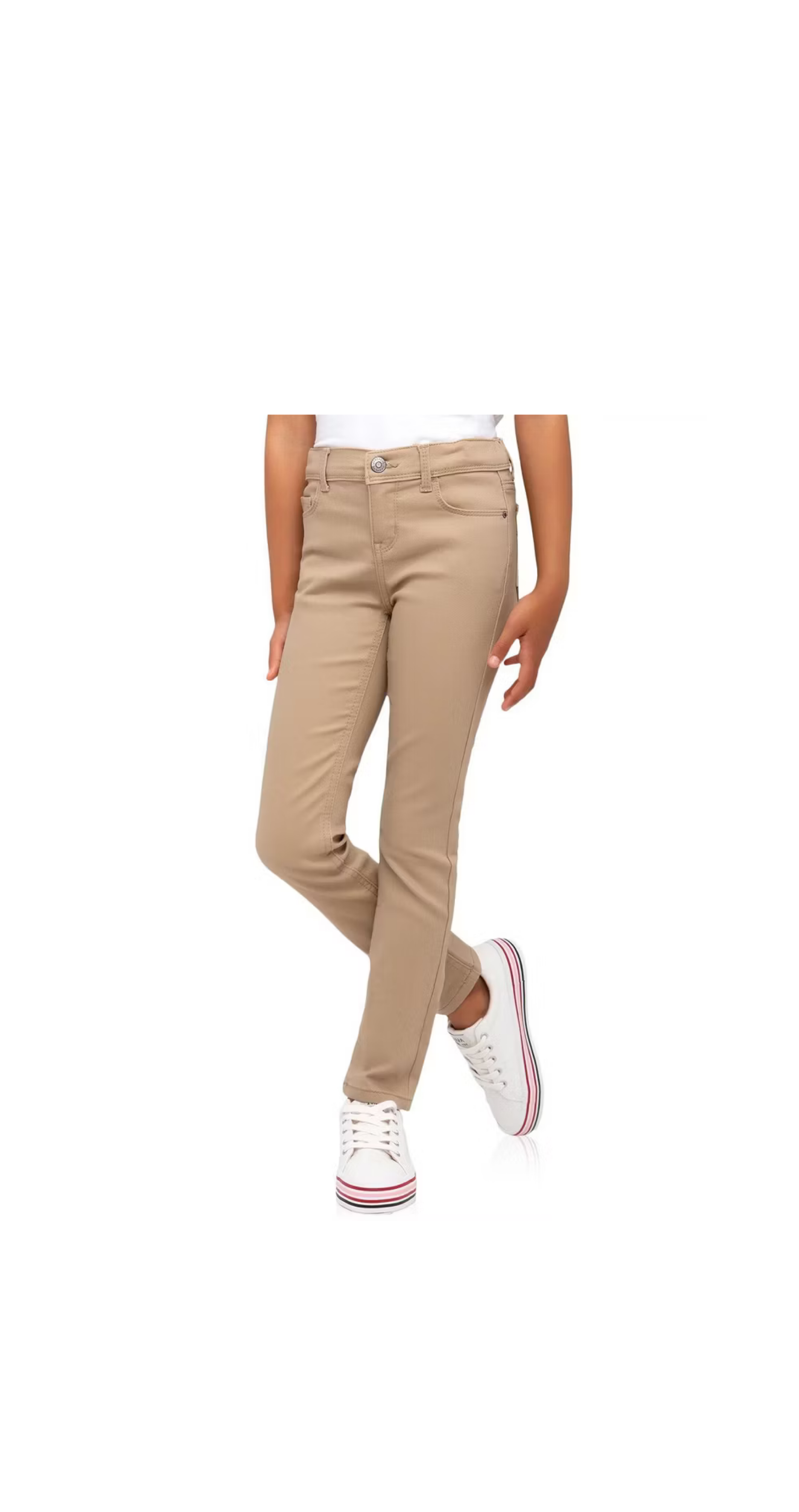 Galaxy Girls School Uniform Stretch Skinny-Fit Pants (Sizes 4–16)